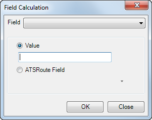 The Field Calculation dialog box