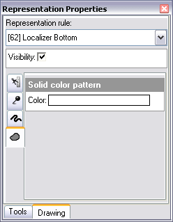 Representation Properties dialog box