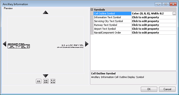 Ancillary Information dialog box