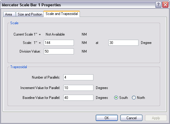 Customizable options for the scale bar