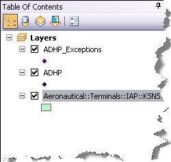 Area of interest added in the TOC.