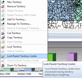 Lock/Unlock Parent Territory Center