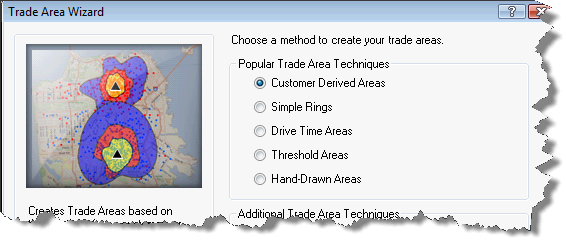 Trade Area Wizard