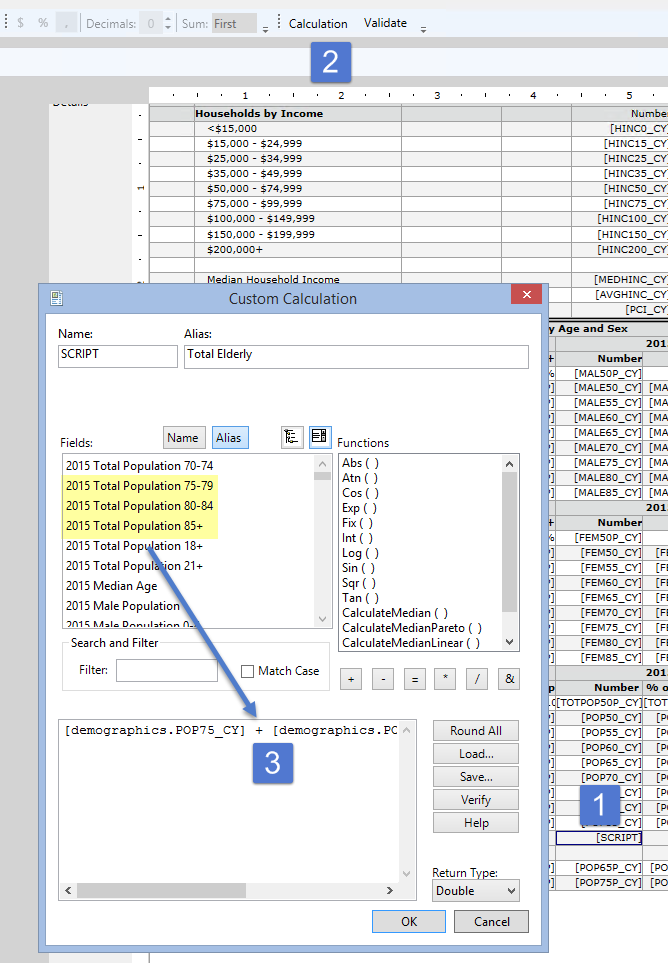 Custom Calculation