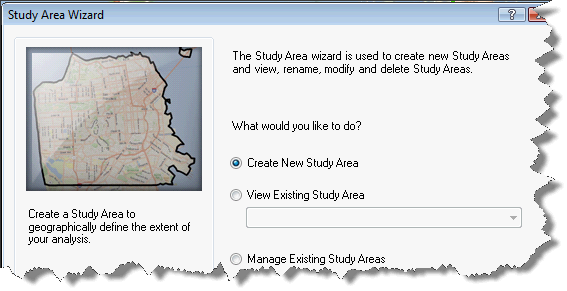 Study Area Wizard