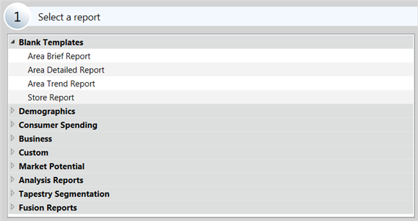 Create Custom Market Report