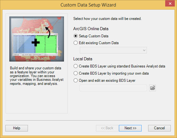 Create New custom data item