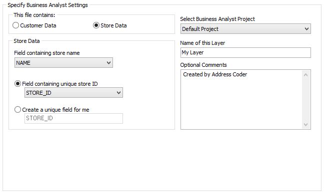 Specify Business Analyst Settings