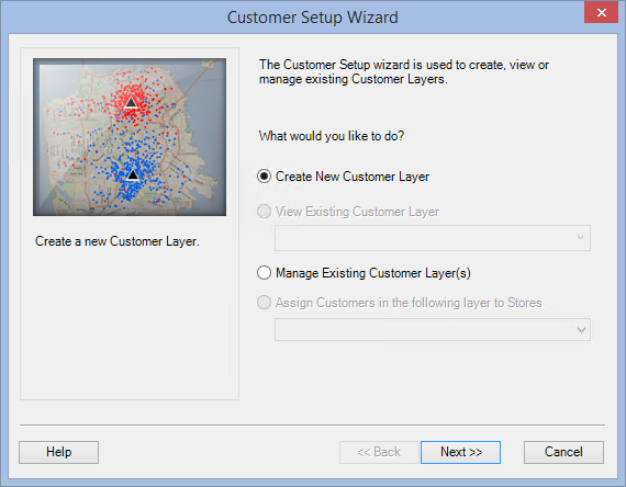 Customer Setup Wizard