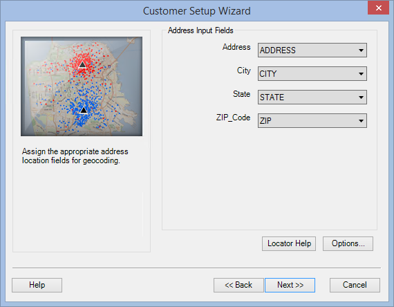 Customer Setup Wizard