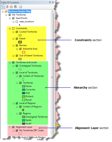 Creating Territory Solutions—ArcMap