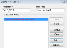 Create new calculated field