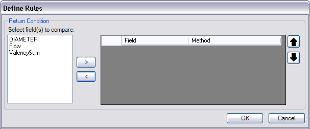 Define Rules dialog box