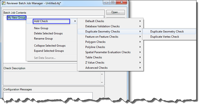 Add Check to Batch Job