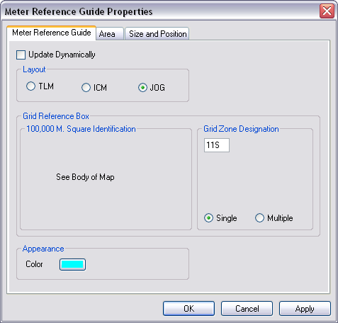 JOG Meter Reference Guide tab