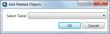 Add Related Objects dialog box