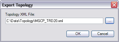 Export Topology dialog box