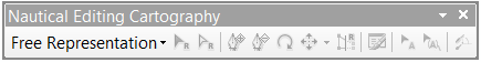 Nautical Editing Cartography toolbar