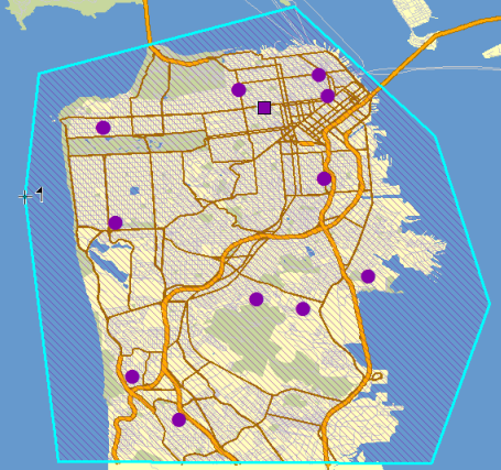 Creating a route zone