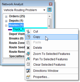 Copying the route object