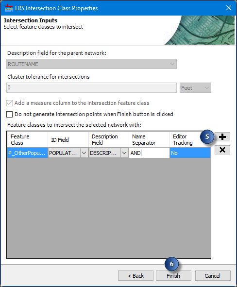 Adding intersecting feature classes