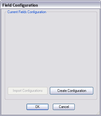Field Configuration dialog box
