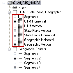 Grids and Graticules Designer window with node graphics