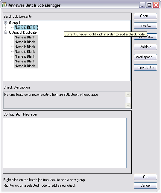 Output of Duplicate group added to tree