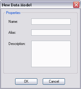 New Data Model dialog box