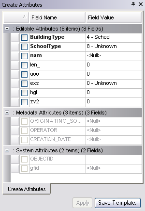 SchoolType from selected School template displayed