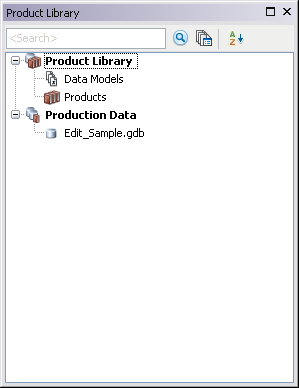 Product Library window with Data Models and Products levels