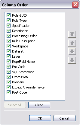 Column Order