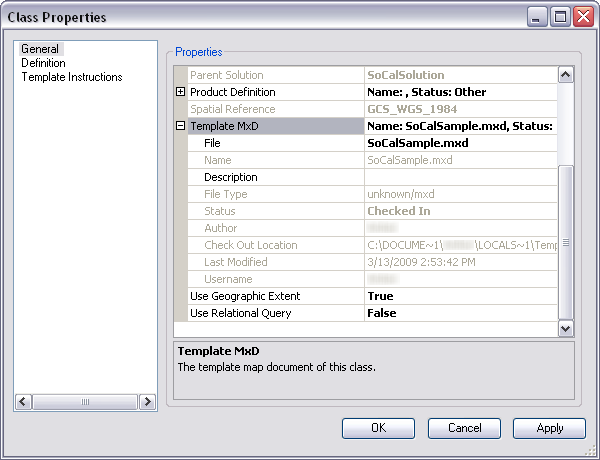 Template MxD properties with the file name deleted