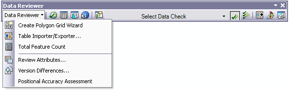 Data Reviewer toolbar
