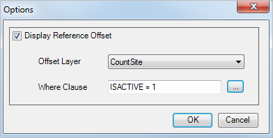 Referent offset from active count sites