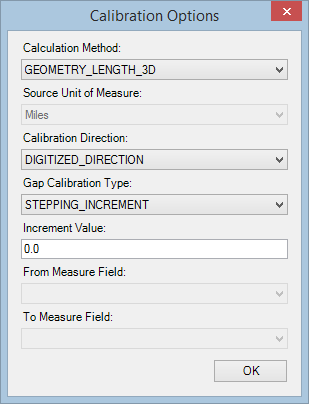 Calibration option for Geometric Length