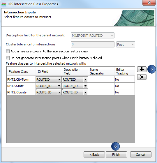 Adding intersecting feature classes