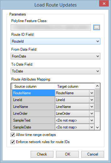 Select the from and to date fields