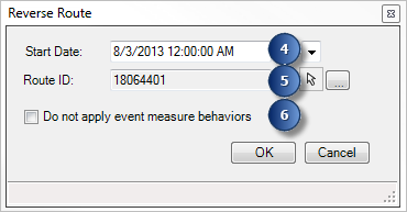 route reverse dialog reversing box arcmap appears