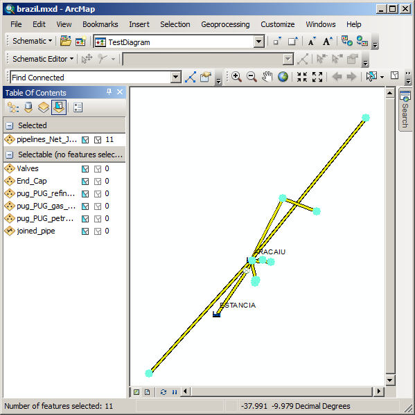 TestDiagram—Selected junctions after reduction