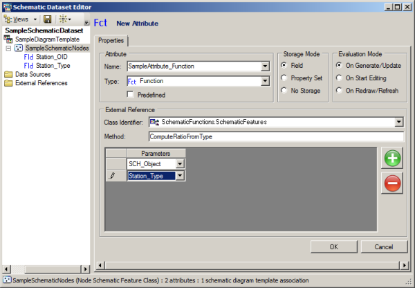 Sample Function attribute - Setting the method parameters