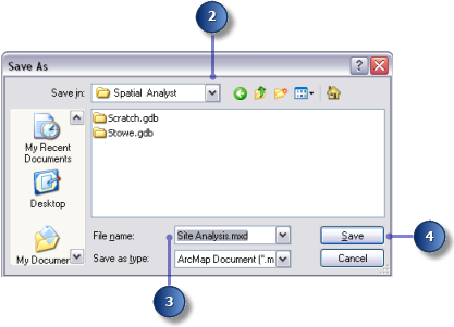 Save Site Analysis.mxd