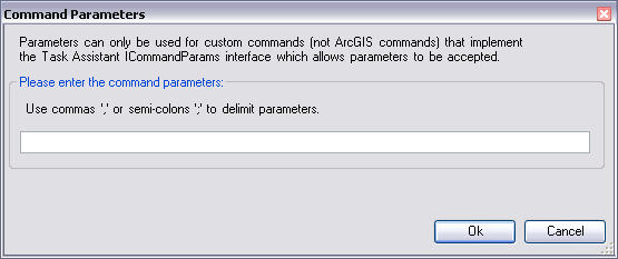 Command Parameters dialog box