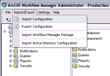 Importing configuration files ArcMap Documentation