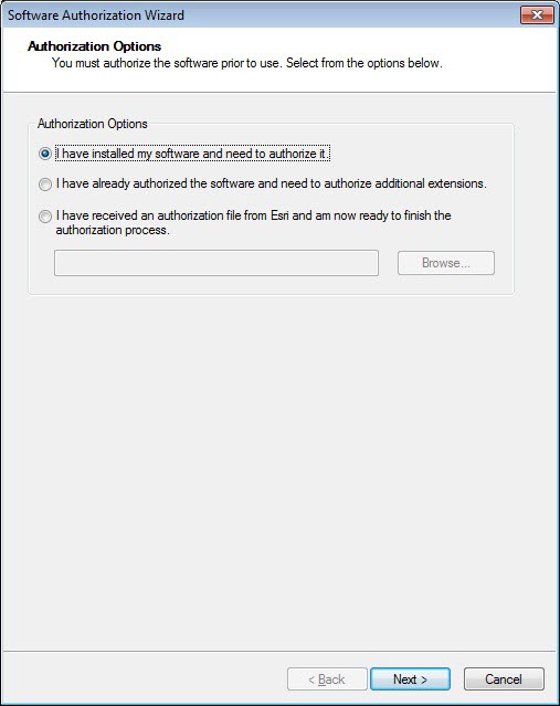 how to set up license manager arcgis map