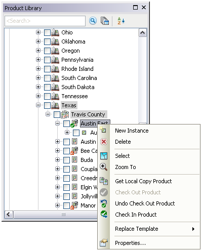 Check In Product command Check In Product command
