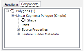 Components tab Components tab