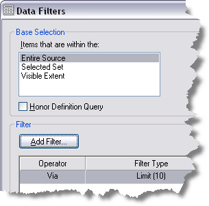 Limit filter Limit filter