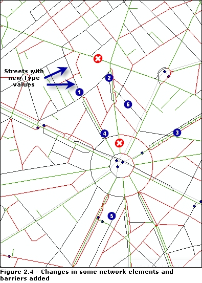Changes in the area since from which the diagram was generated Changes in the area since from which the diagram was generated