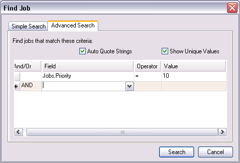 Advanced Search Advanced Search